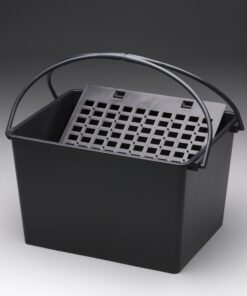 CUBETA DOS ASAS 16 L CON REJILLA PLASTICO