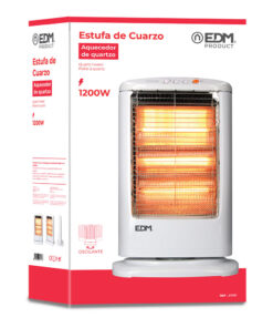 Alternative view of ESTUFA DE CUARZO - MODELO ECONOMICO - ANTI-VUELCO - 400-800-1200W - EDM