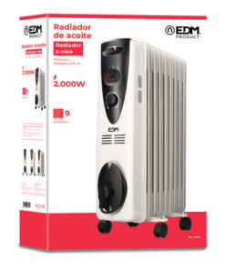 Alternative view of RADIADOR DE ACEITE - 2000W - (9 ELEMENTOS) - EDM