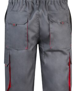 Alternative view of BERMUDA BICOLOR MULTIBOLSILLOS GRIS/ROJO 48