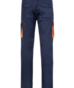 Alternative view of PANTALON STRETCH BICOLOR AZUL NAVY/NARANJA 40