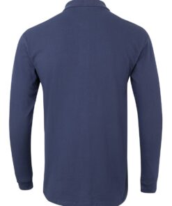 Alternative view of POLO MANGA LARGA AZUL NAVY          T.M