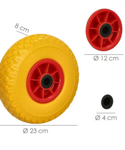 Alternative view of Rueda Carretilla Almacen / Sacos  Maciza Llanta Plástico  20 mm.