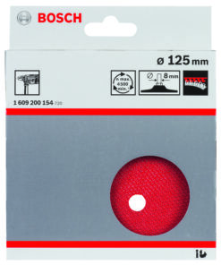 Alternative view of PLATO GOMA VELCRO 125MM.TALADRO