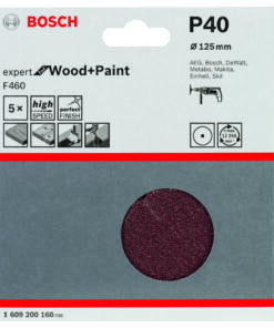 DISCO LIJA 125MM GR40 X5UDS.