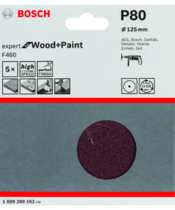 DISCO LIJA 125MM GR80 X5UDS.