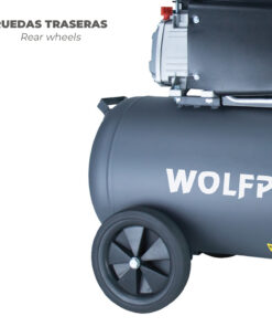 Alternative view of Compresor Aire Wolfpack 50 Litros / 8 Bares / 1,5 Kw - 2,0 HP