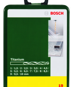 Alternative view of BROCAS BOSCH HSS-TITANI SET BRICOLAJE 19 Brocas