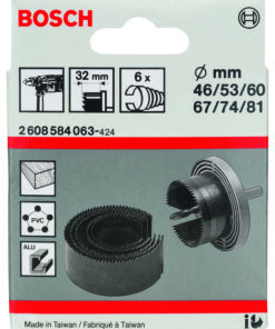 Alternative view of SET DE SIERRAS DE CORONA PARA MADERA: 6 UDS