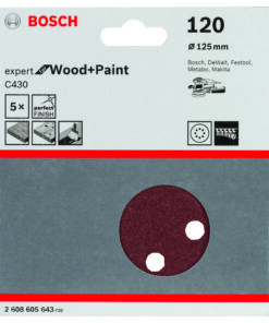 LIJA PARA LIJ EXENT 125MM GR120X5 UDS.