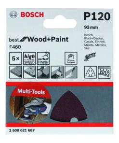 Alternative view of LIJA PARA LIJ DELTA 93MM.GR120X5UDS.