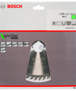 Alternative view of DISCO CIRCULAR OPTILINE FOR WOOD 190 X 2.6 X 30D: 48WZ