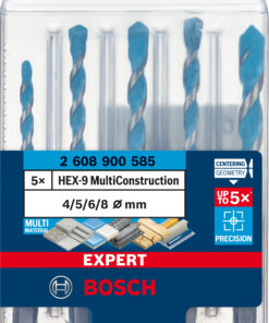 Alternative view of BROCA EXPERT HEX-9 MULTICONSTRUCTION: SET 5 UDS: 4; 5; 6; 8MM