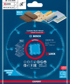 Alternative view of DISCO DE CORTE X-LOCK EXPERT CARBIDE MULTI WHEEL: 115X22.23MM