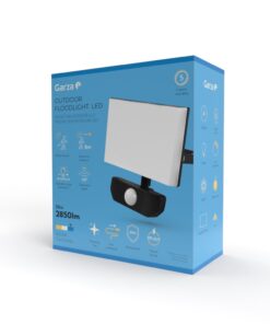 GZ LED FOCO EXT DSGN+PIR 30W 2850LM 60K