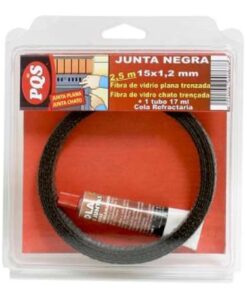 JUNTA PLANA CRISTAL EN FIBRA DE VIDRIO 15MM