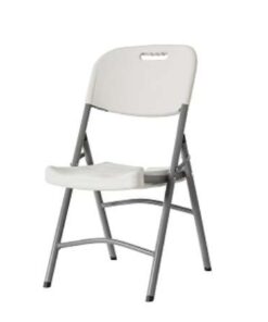 SILLA PLEGABLE STANFORD 88X45X50CM BLANCA