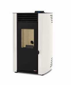 ESTUFA DE PELLET MODELO FIRST 8 KW BLANCA