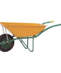 CARRETILLA EUROPEA 100L AMARILLA NEUMATICA