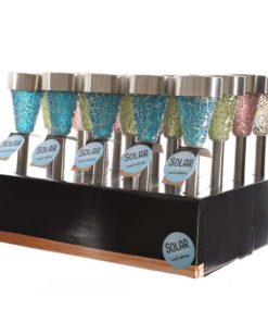 Alternative view of BALIZA LED SOLAR CRISTALES 4 COLORES EXT.