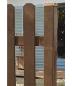 Alternative view of POSTE CUADRADO 7X7X120CM MARRON (D) FOREST STY