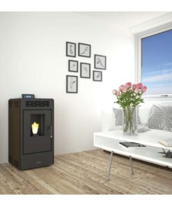 Alternative view of ESTUFA DE PELLET BOREAL 9KW - CANALIZABLE (SIN LATERALES).