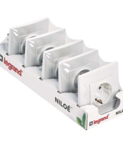 Alternative view of NILOE MONOBLOCK PACK 5 BASES 2P+T (C) LEGRAND