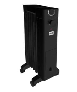 RADIADOR DE ACEITE 5 ELEMENTOS 1000W NEGRO MATE