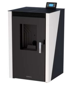 ESTUFA DE PELLET BOREAL 12 MARFIL CANALIZABLE