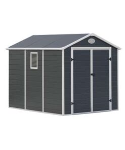 CASETA RESINA FIORELLA ANTRACITA 188X278X225CM 5,23 M2