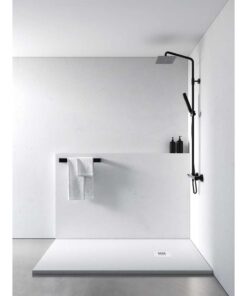 Alternative view of PLATO DE DUCHA BIGMAT BAQUEIRA BLANCO 100X80