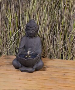 Alternative view of FUENTE BUDDHA CON LUZ SOLAR (B) KAEMINGK