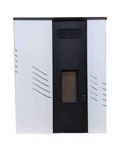 Alternative view of ESTUFA PELLET 10KW SLIM MINUS CANALIZADA BLANCA