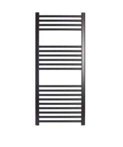 RADIADOR TOALLERO AGUA BIGMAT NEGRO 1120/500