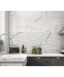 Alternative view of DECORADO PALATINA GIGA BLANCO BRILLO 30X90R