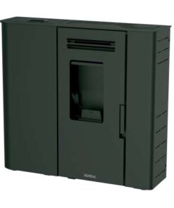 ESTUFA DE PELLET 12 KW SLIM NEGRO BOREAL -S12-NE