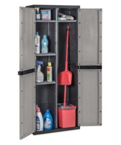 Alternative view of ARMARIO MOD MIDI ESCOBERO 2 PUERTAS 65X37X165CM