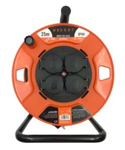 ENROLLACABLE WESSER 4 TAPAS IP44 3X1,5MM² H05VV 25M (D) ASEIN