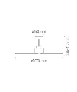 Alternative view of VENTILADOR TECHO NATI ESPECIAL EXTERIORES