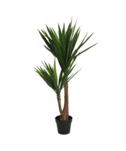 YUCA DE PLASTICO EN MACETA 63 HOJAS