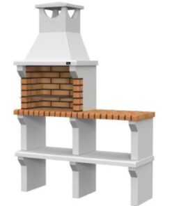 BARBACOA VAGOS 137LX 47PX 197A CON PARRILLA + BANCADA LEIRICIMEN