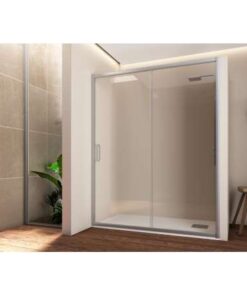 MAMPARA DUCHA FRONTAL CUBIK EASY 145CM CROM.TRANSP. (B) ONDA DEBAN