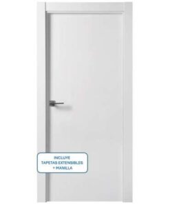 PACK PUERTA BLOCK ALV.BLANCA 2030X725X35 DC+TAPETA+MANILLA