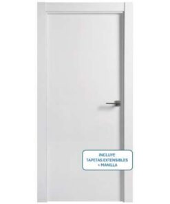 PACK PUERTA BLOCK ALV.BLANCA 2030X725X35 IZ+TAPETA+MANILLA