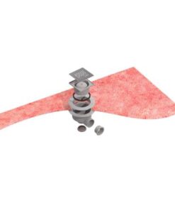 Alternative view of KIT DUCHA CUBIK PRIMO TOP 11X11CM INOX C/LAMINA 1,5X2MT ESTIL GURU