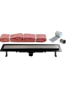 Alternative view of KIT DUCHA CUBIK PRIMO LINEAL 65X6,4CM INOX C/LAMINA 1,5X2MT ESTIL GURU