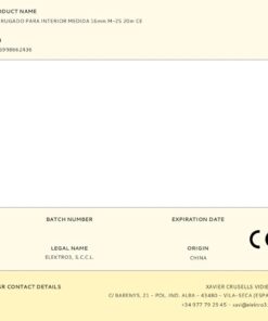 Alternative view of CORRUGADO PARA INTERIOR MEDIDA 16MM M-25 20M CE EDM