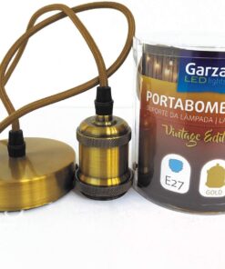 Alternative view of GZ CABLE PENDANT E27 1M GOLD