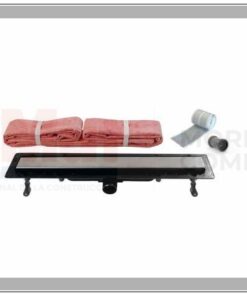 KIT DUCHA CUBIK PRIMO LINEAL 75X6,4CM INOX C/LAMINA 1,5X2MT ESTIL GURU