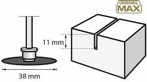 Disco de corte de diamante DREMEL® MAX EZ SPEEDCLIC